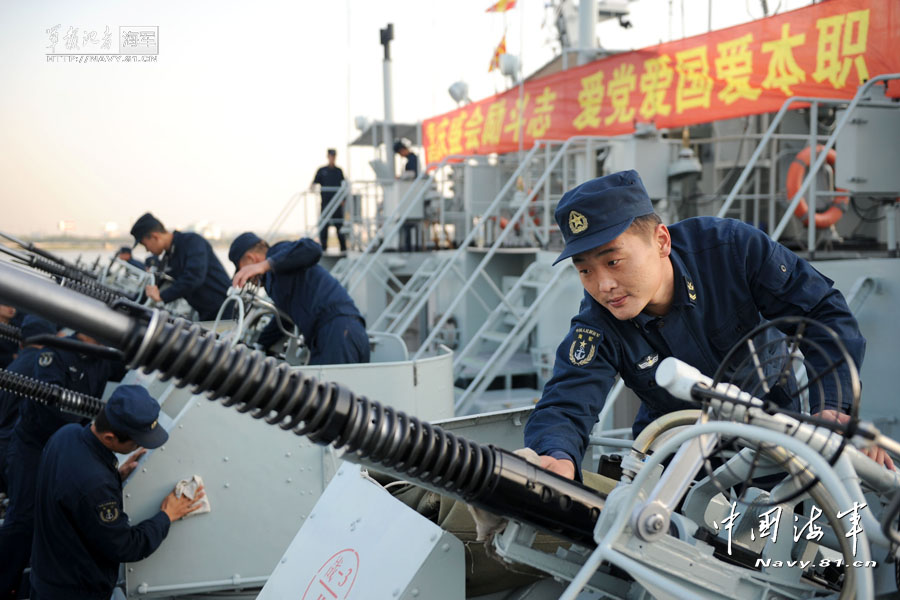 东海舰队某水警区喜庆盛会