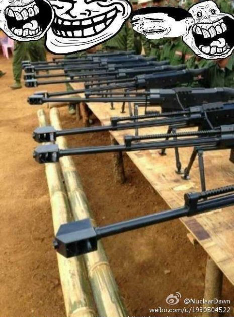 传缅甸佤邦惊现中国m99狙击枪