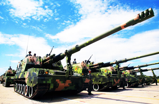 中国炮兵规模世界第一 现役火炮超1.7万门