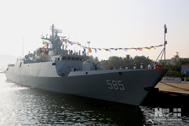 056型百色舰加入海军战斗序列