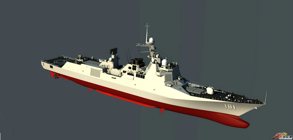 055型驱逐舰最新想象图很特别