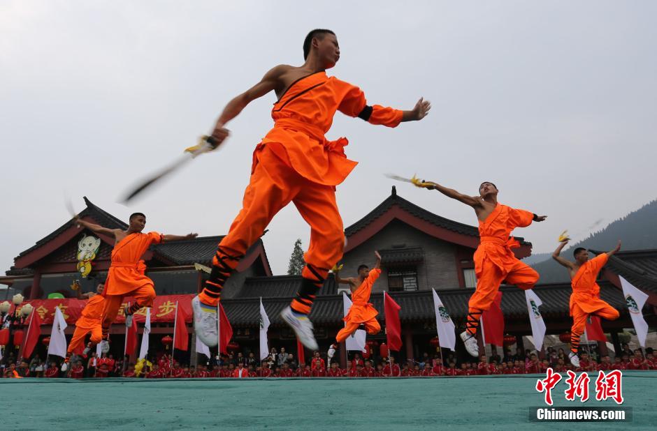 国际少林武术节少林功夫惊倒老外