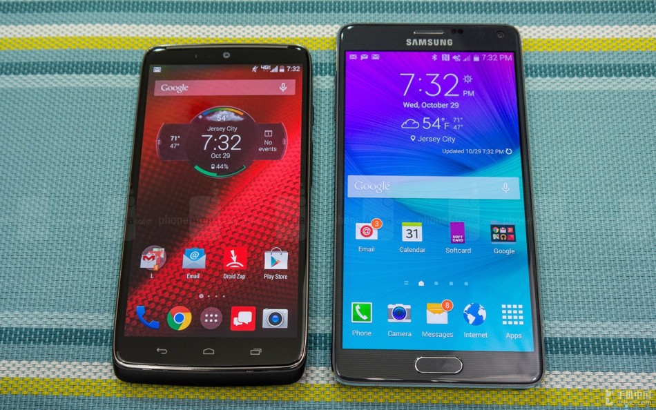 2k屏骁龙805 moto droid turbo对note 4