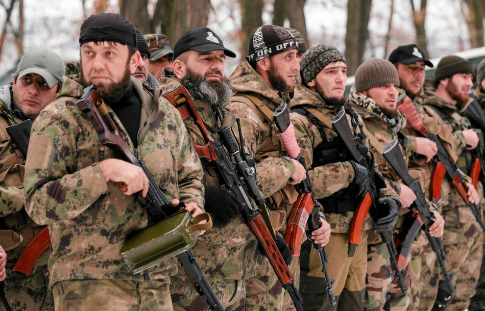 疑车臣士兵介入乌克兰内战