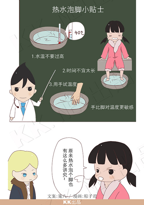 漫画图解:热水泡脚猝死,这真不是开玩笑