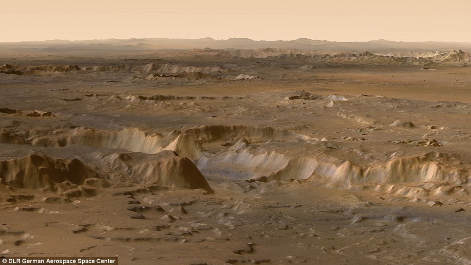 站在火星表面3d地图首揭火星地表细节