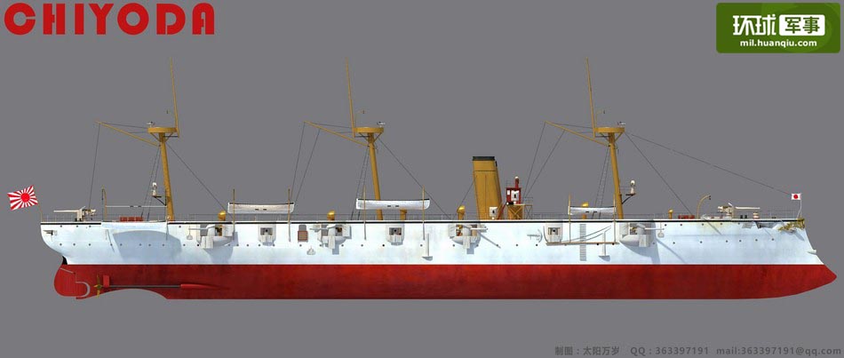 甲午海战日军千代田舰全貌还原
