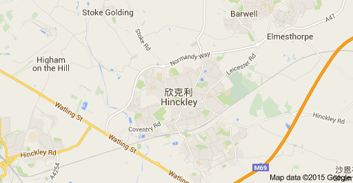 英国莱斯特郡(leicestershire)欣克利 hinckley)计票站外,一辆警车