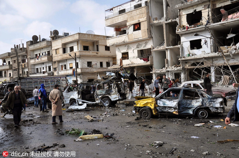 叙利亚发生连续恐怖袭击 已造成至少142人死亡