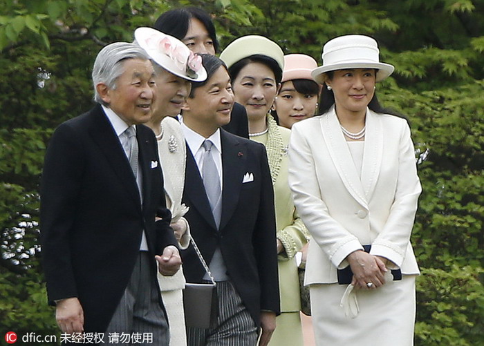 日本天皇御花园举办花园派对多位皇室成员出席