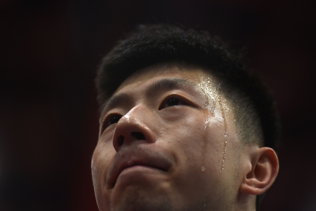 8 马龙备战奥运大汗淋漓 盼突破成就大满贯