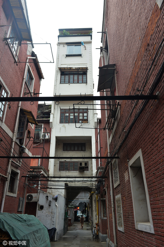 上海39平米水塔房改成"空中别墅"