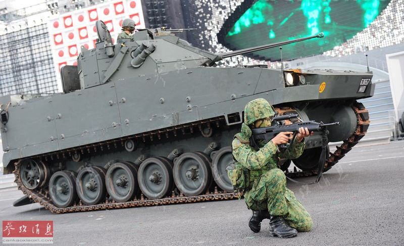 港媒称新加坡将弱化对台军事合作:称与装甲车