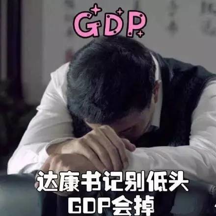 不要低头gdp会掉