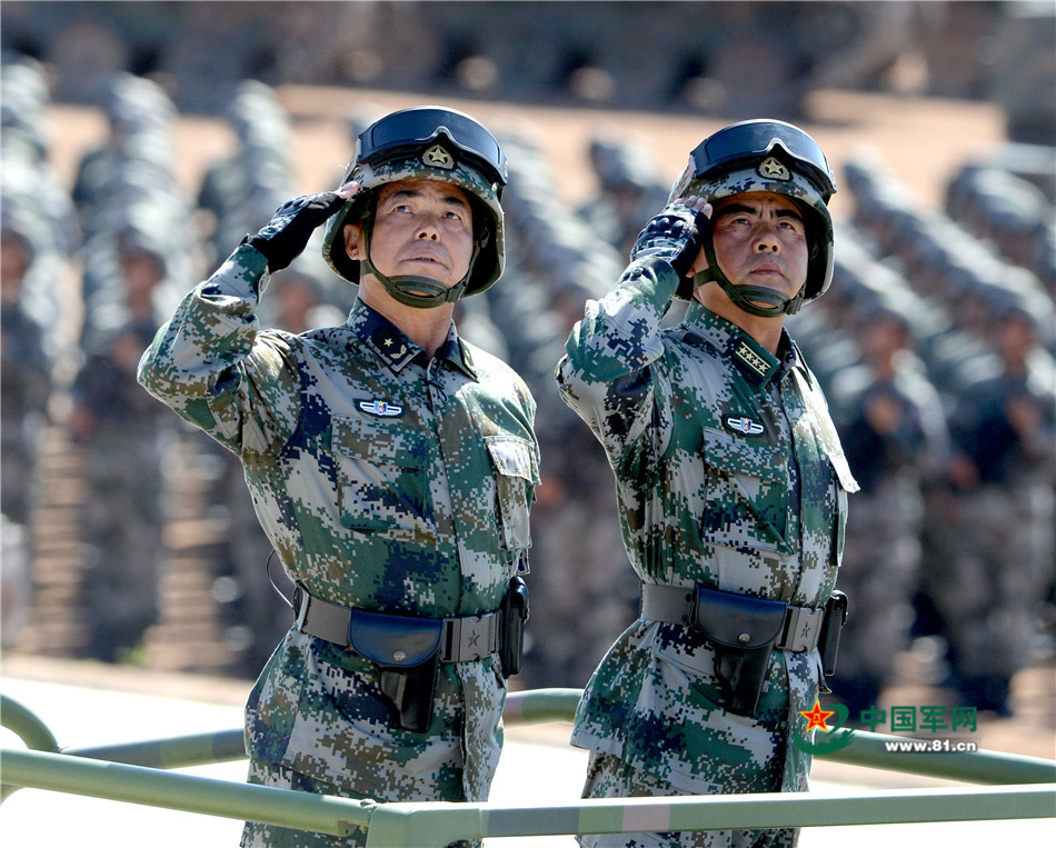 一睹朱日和阅兵将军领队风采