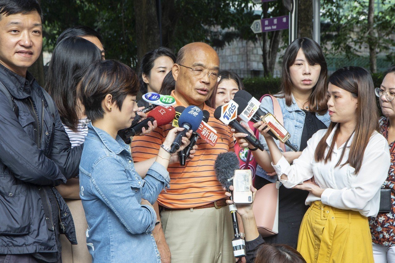 民进党新北市长候选人苏贞昌(来源:台湾《联合报)