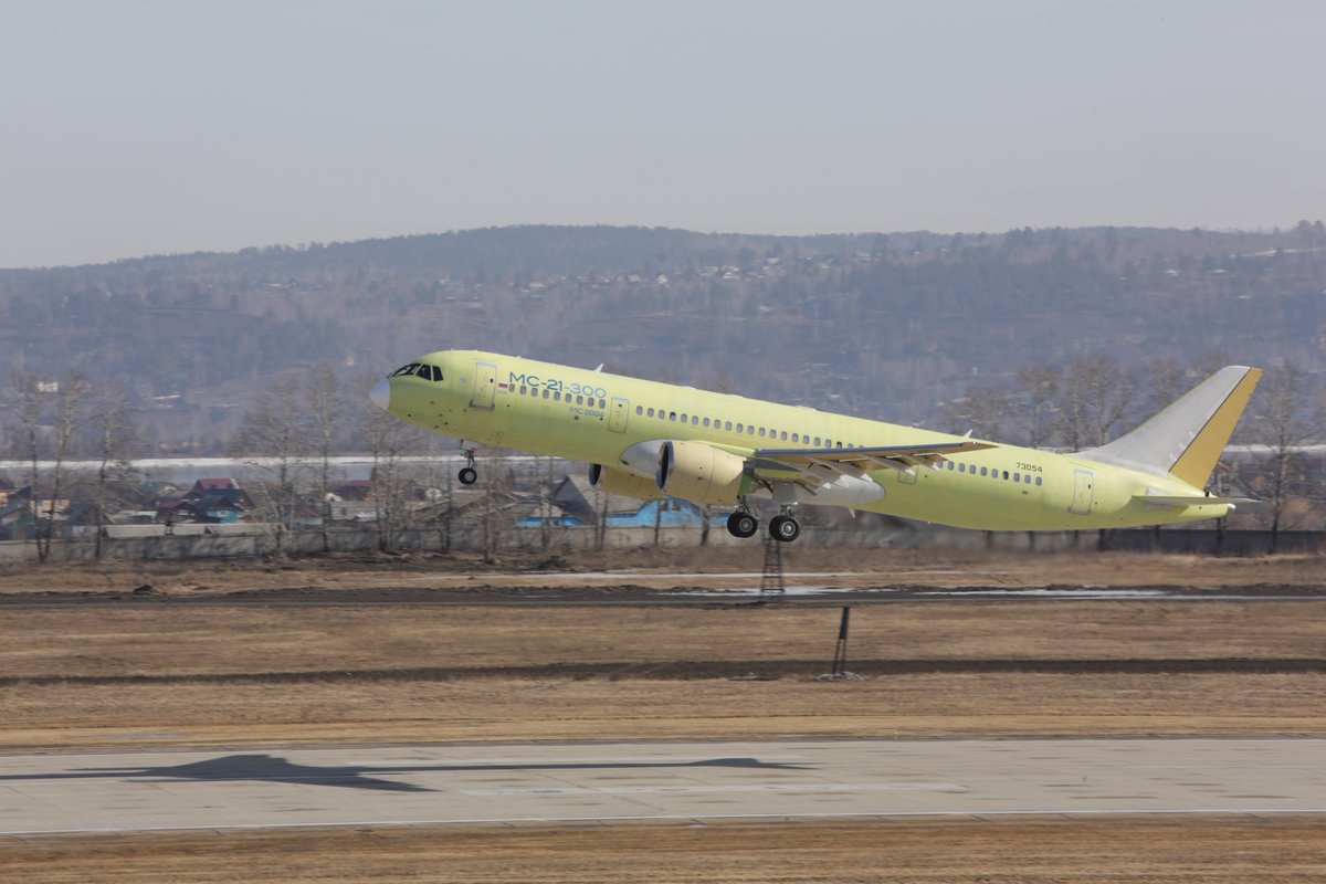 4 俄罗斯制造:波音737max竞争对手3号原型机首飞