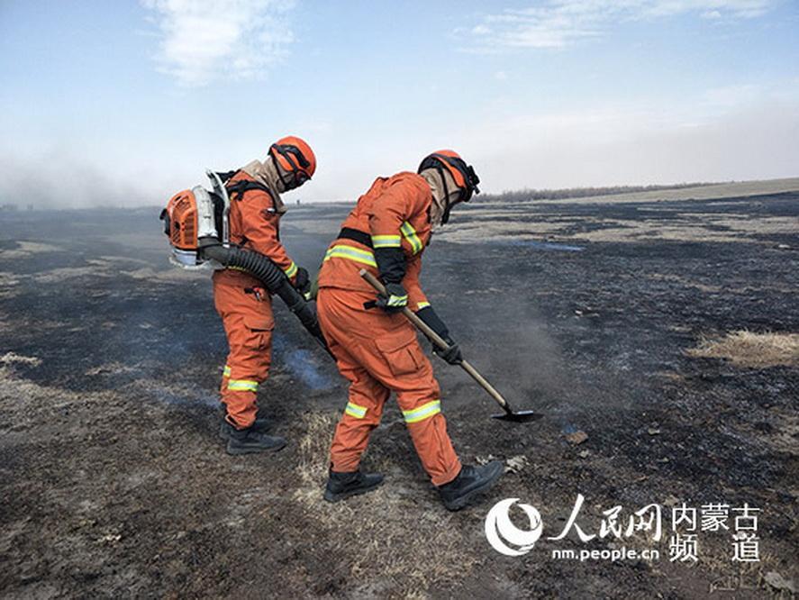 内蒙古呼伦贝尔境内火场无明火