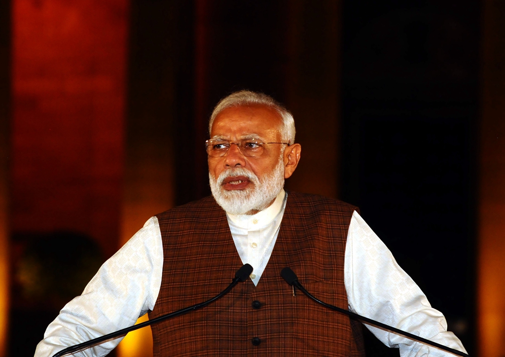 4 印度总统任命莫迪为新总理 莫迪发表讲话