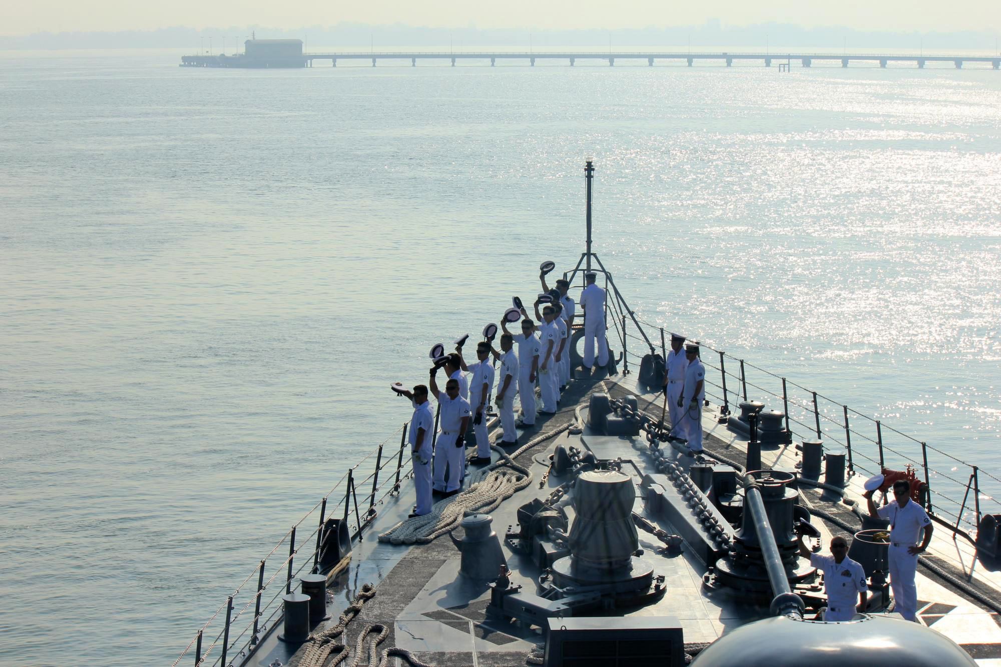 8 日本准航母和马来西亚海军举行联合演习