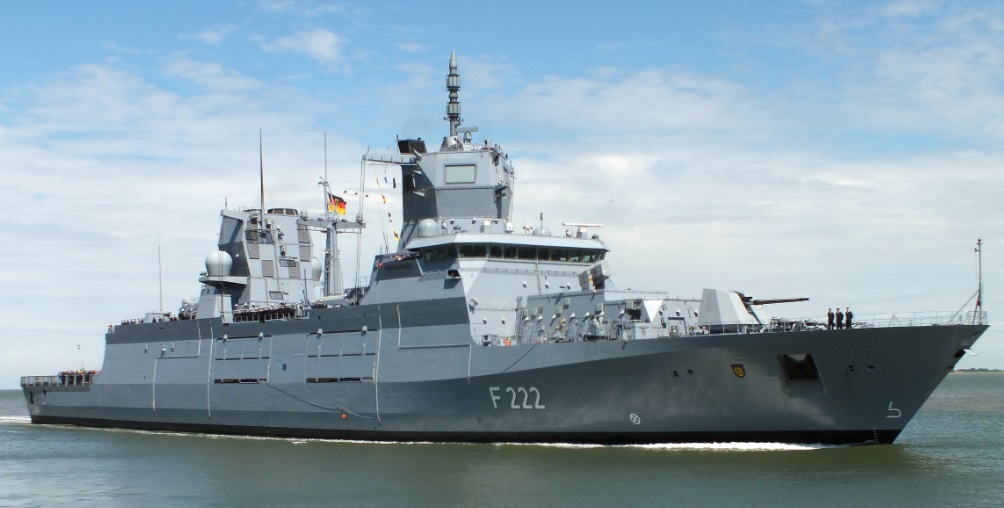 德国海军排水量7000吨护卫舰服役 成德主力军舰