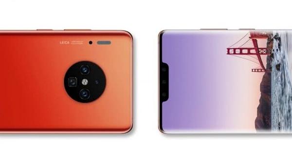 mate30pro紫色,华为mate30pro紫色 刘海 瀑布屏稳了 华为mate 30 pro前面板曝光