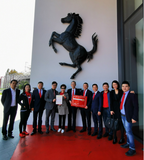 连接中意传递价值 中国法拉利俱乐部赴意大利