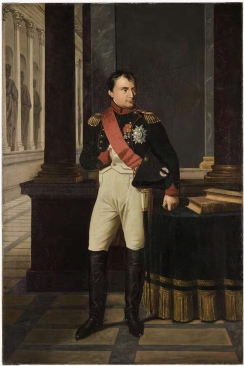 《拿破仑皇帝着骑兵军服画像》 油画 /  228×151厘米 / 1815 来自imp