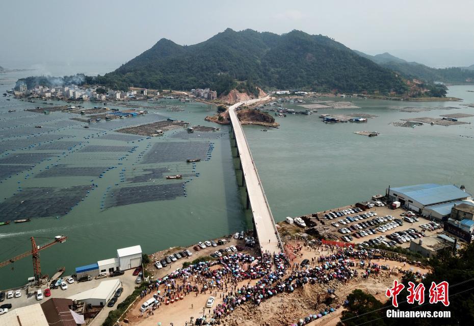 福建霞浦东安岛海防大桥通车结束500多年以渡出岛历史