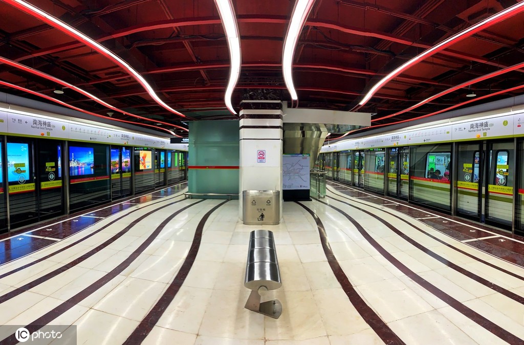 广州地铁13号线南海神庙站被称为最"曲折"地铁站.