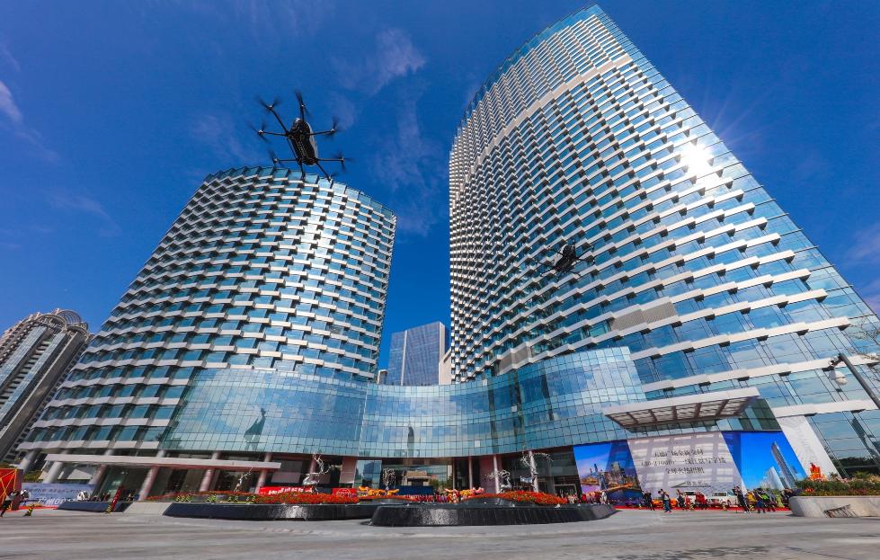空中的士首飞！广州打造全球首个空中交通试点城市