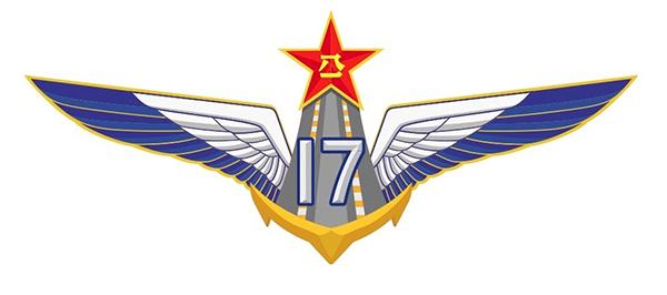 八一军徽从舰首腾空,表达了航母的特点.