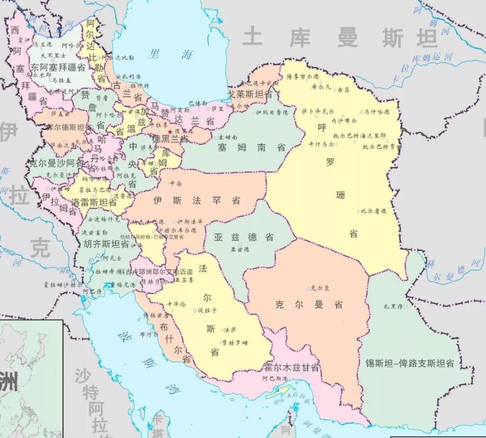 伊朗行政区划