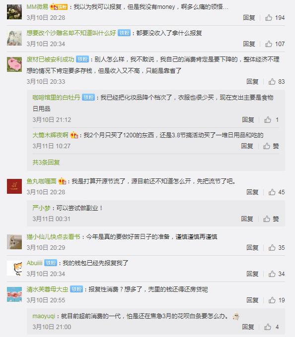 疫情后有没有报复性消费?网友:你心里没点数吗?
