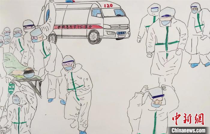 四川简阳护士绘制漫画讲述援助武昌医院icu的感人故事