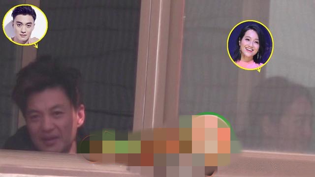 朱丹一家回乡探亲 周一围睡眼惺忪头发凌乱