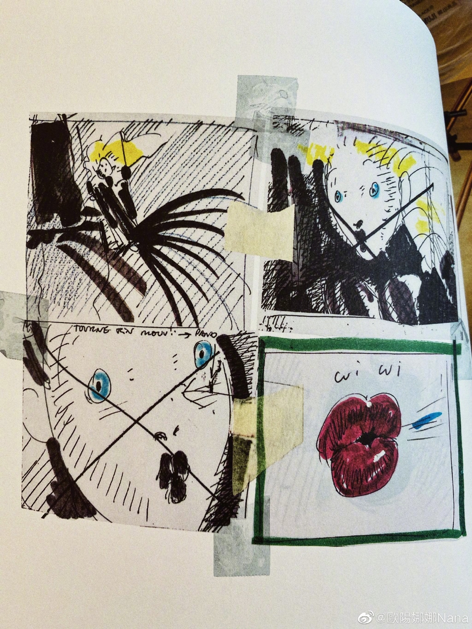 欧阳娜娜分享三月碎片 穿V领碎花上衣秀锁骨