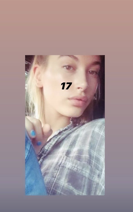 比伯娇妻海莉晒旧照 与15岁相比模样几乎没变颜值超高