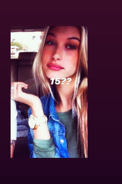 比伯娇妻海莉晒旧照 与15岁相比模样几乎没变颜值超高