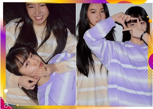 木村拓哉为俩女儿拍照 心美光希穿姐妹装对镜灿笑