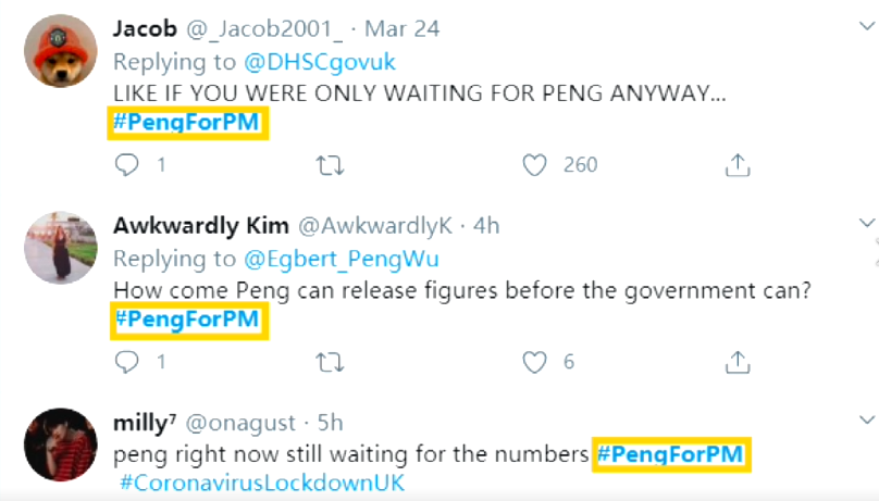 自制每日疫情图 中国留学生成英国“网红” 英卫生部：赞！