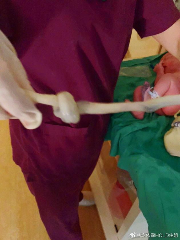 "hold住姐"谢依霖水中生二胎 喜获儿子儿女双全！