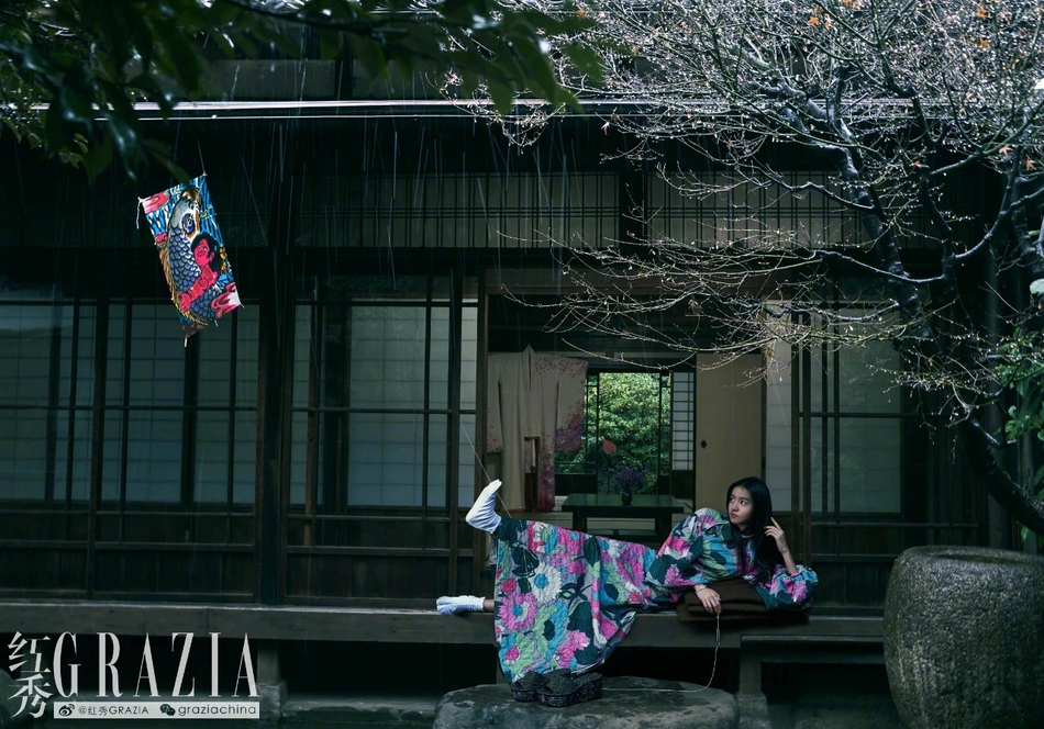 木村光希演绎日式庭院大片 美少女含苞待放清新灵动