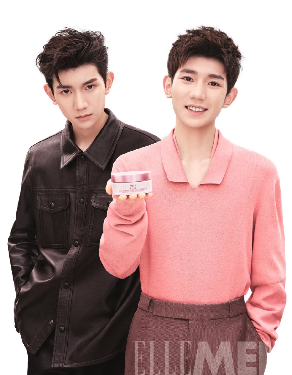 王源逗号刘海封面造型别致 五官俊朗青春气息满满