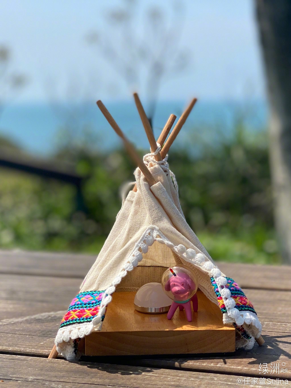 任家萱分享第三次露营心得 夕阳下享美食惬意悠然