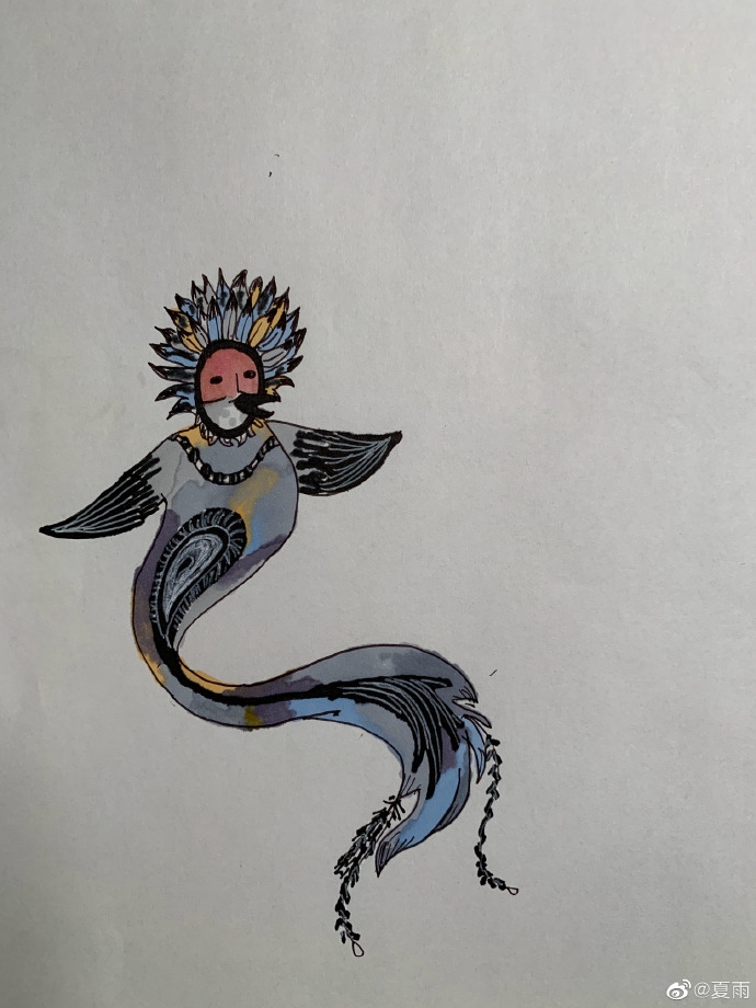 夏雨晒女儿画作为其庆生 用色鲜艳大胆展绘画天赋
