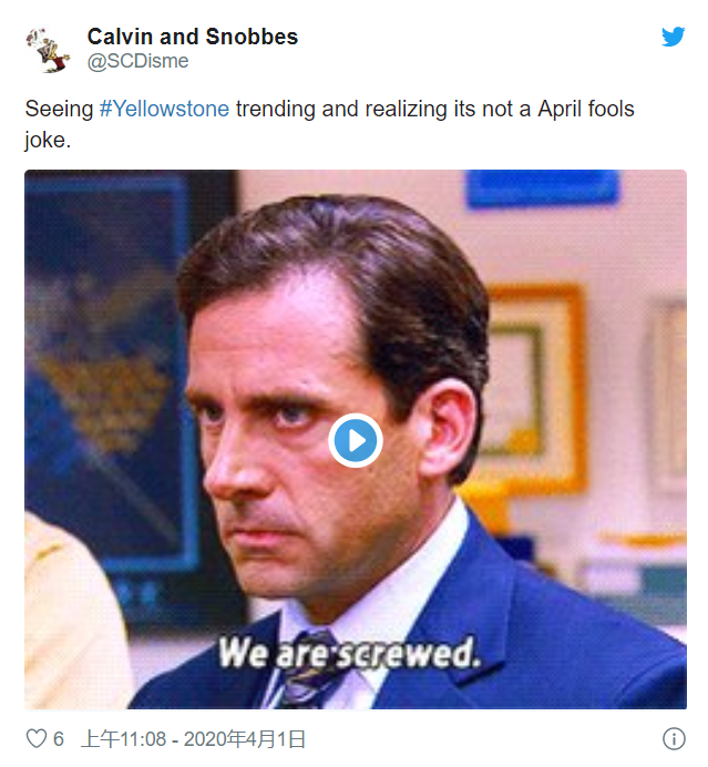 美爱达荷州6.5级地震，民众担心黄石公园火山喷发：2020太难了