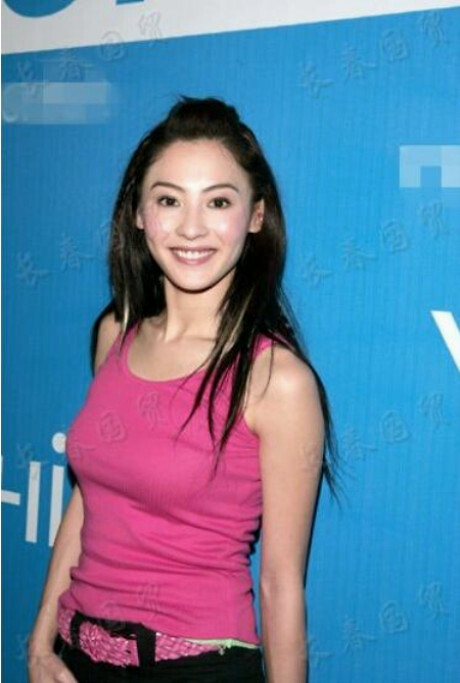 张柏芝15年前旧照曝光 长发披肩少女感十足