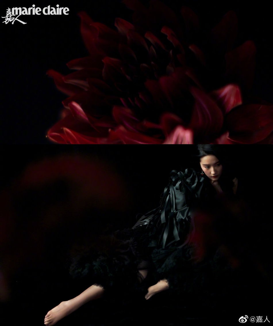 刘亦菲全新繁花写真曝光 精致五官傲人身材上演人比花娇