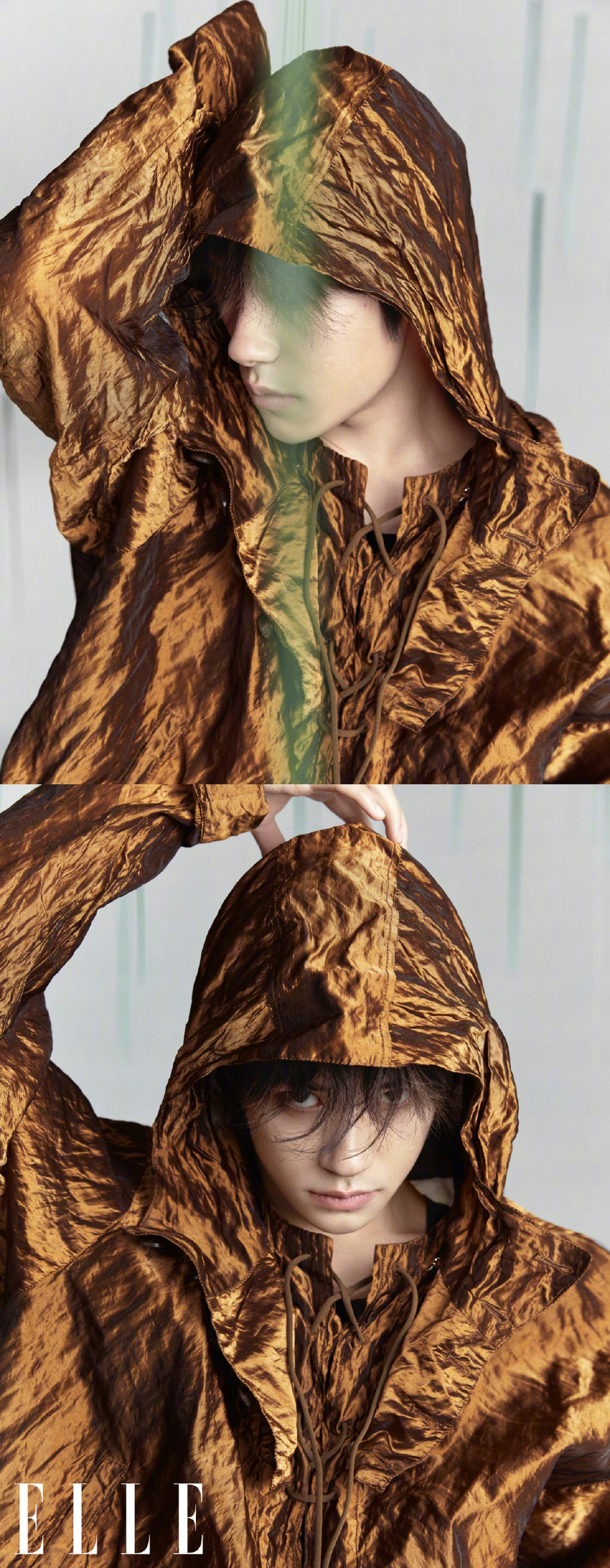 易烊千玺天使翅膀造型温柔美好 眼神坚毅尽显少年本色